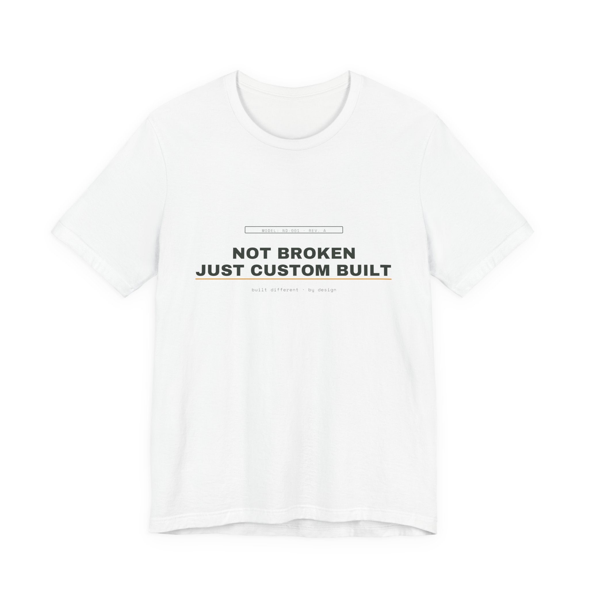 not broken, just custom built