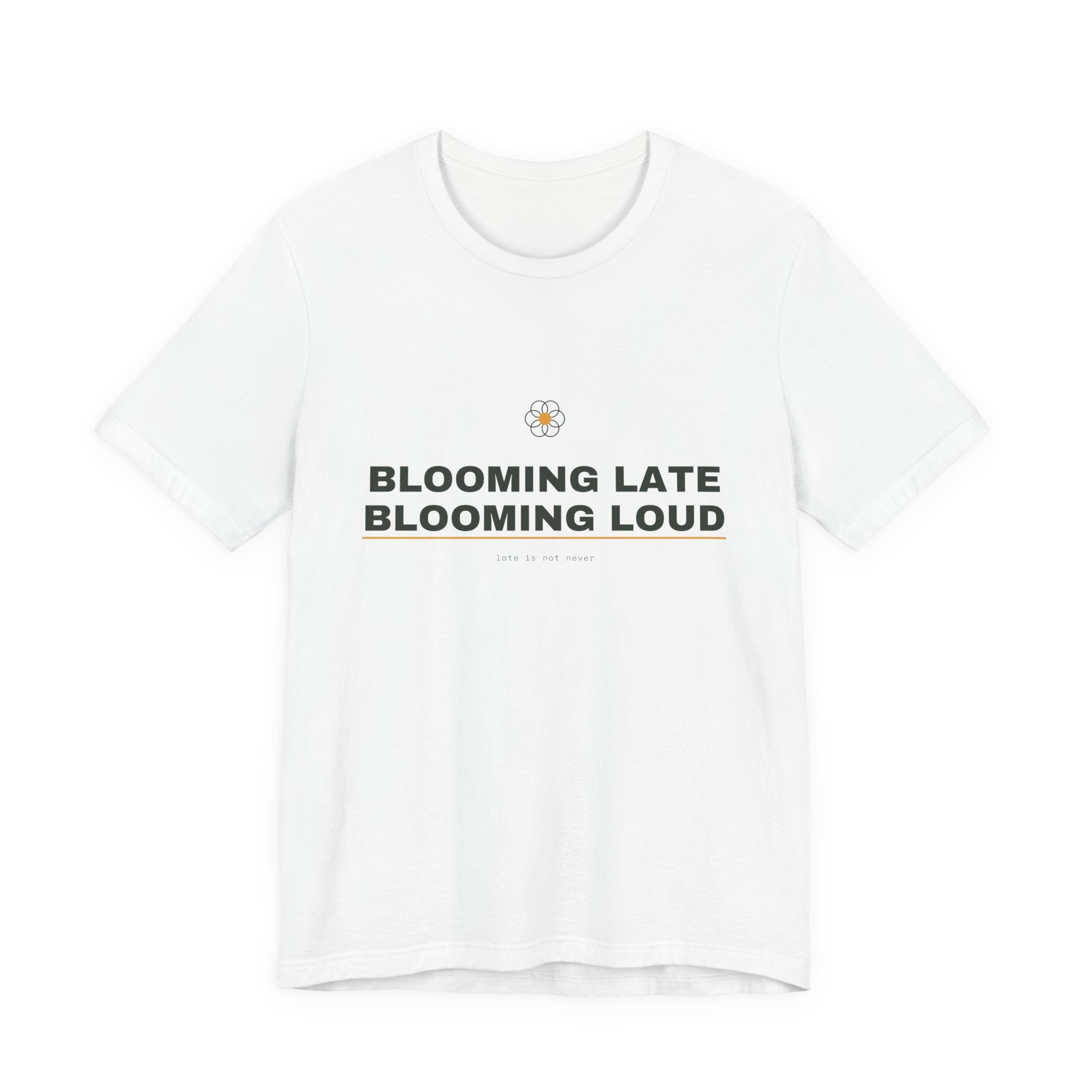 blooming late, blooming loud