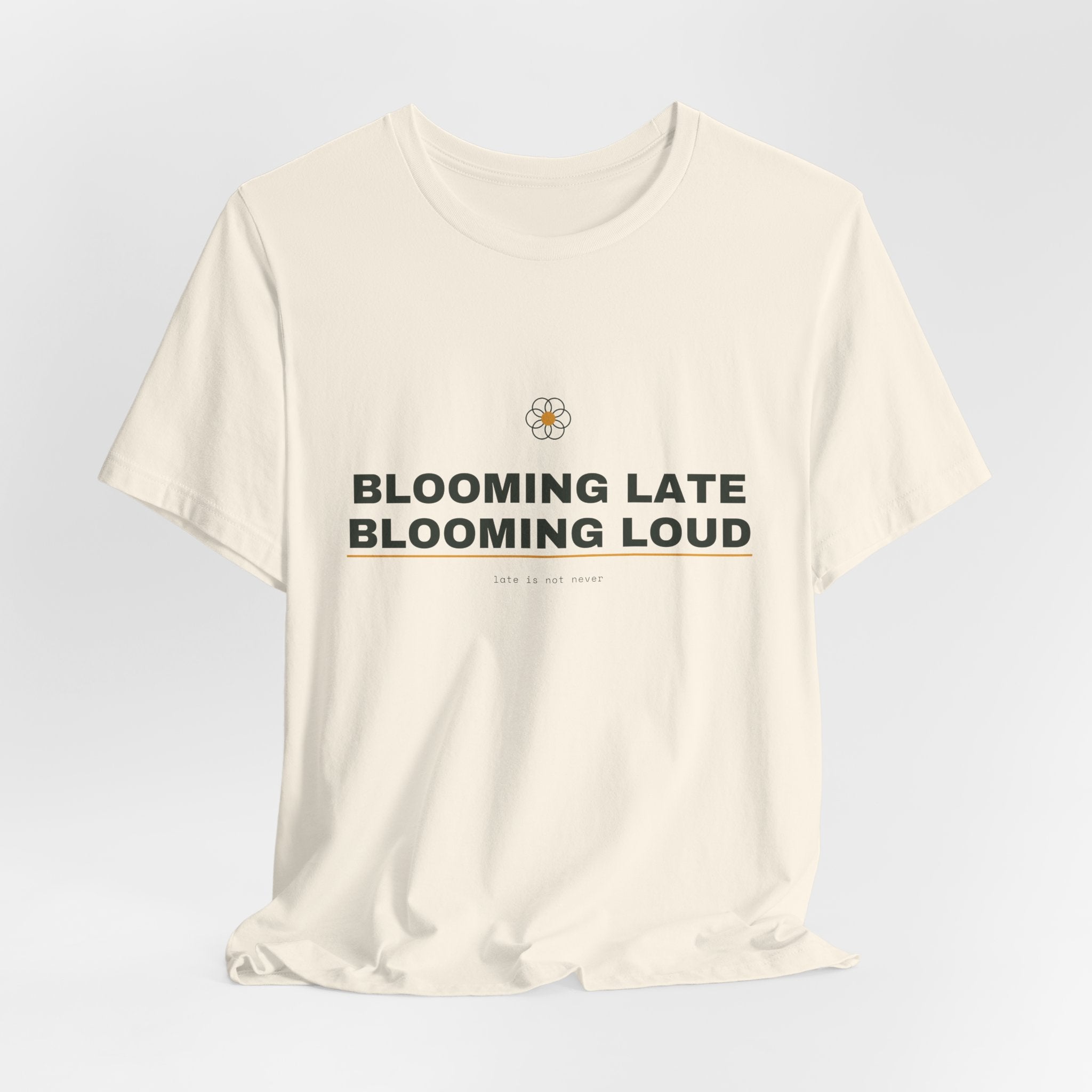 blooming late, blooming loud
