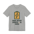 social battery operates on dc power