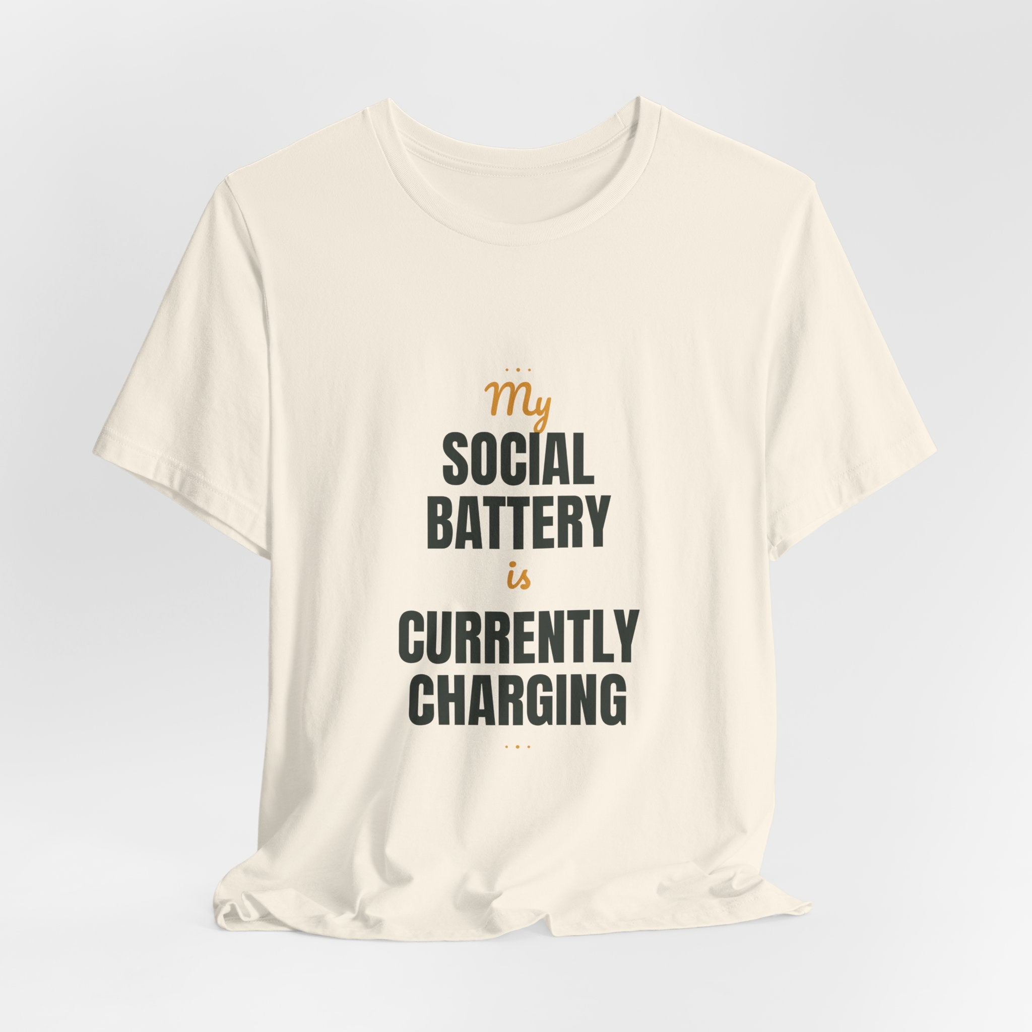 My social battery is currently charging