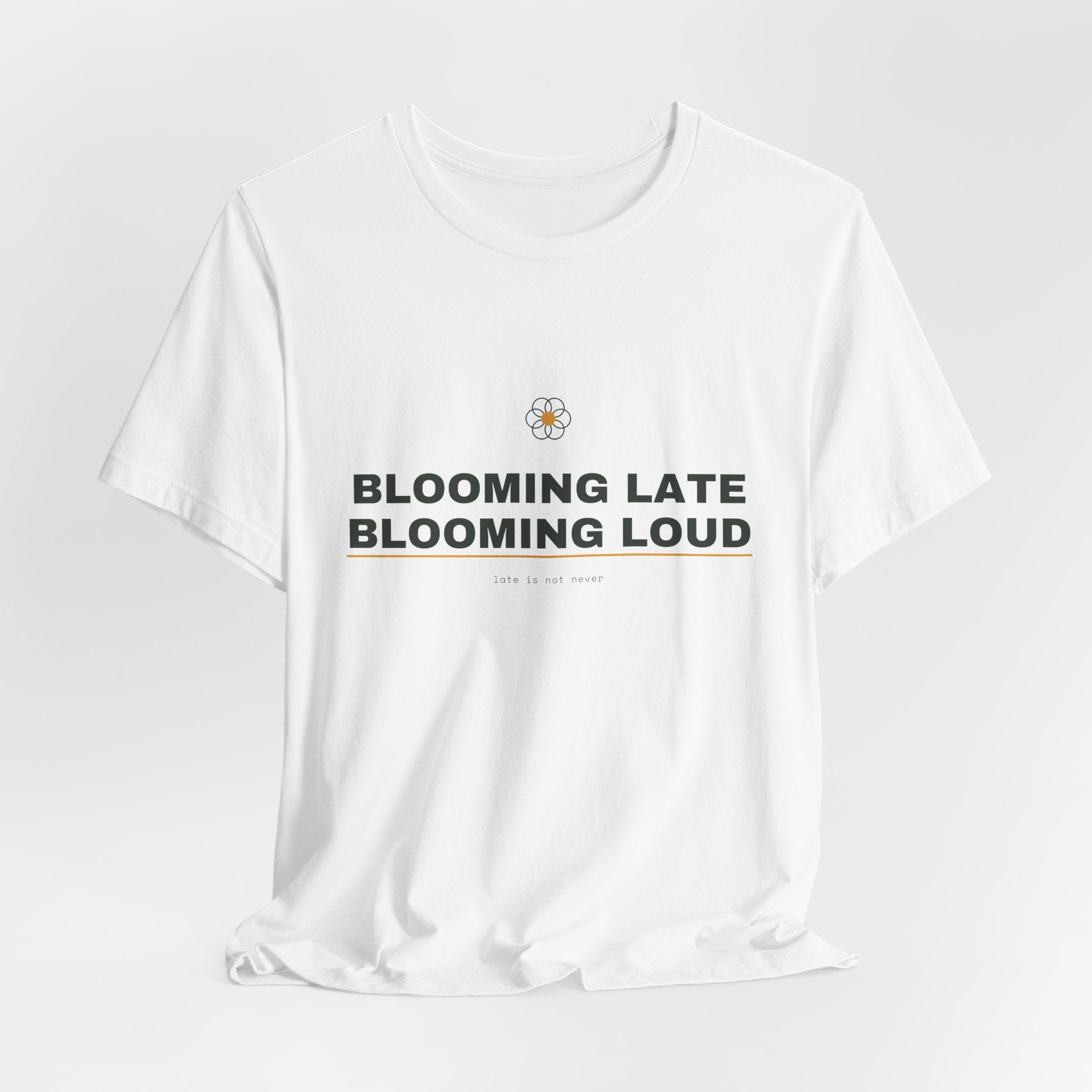 blooming late, blooming loud