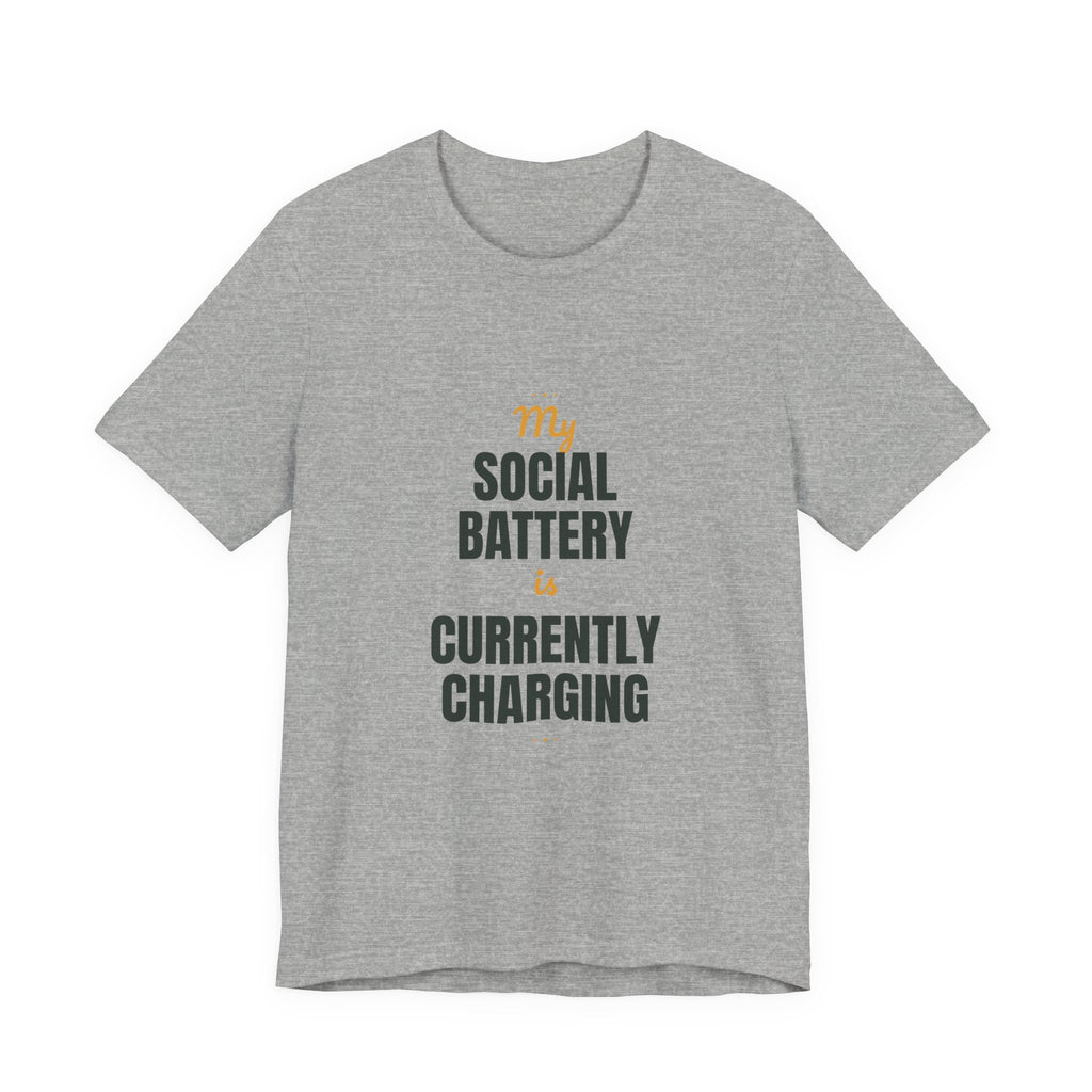 My social battery is currently charging