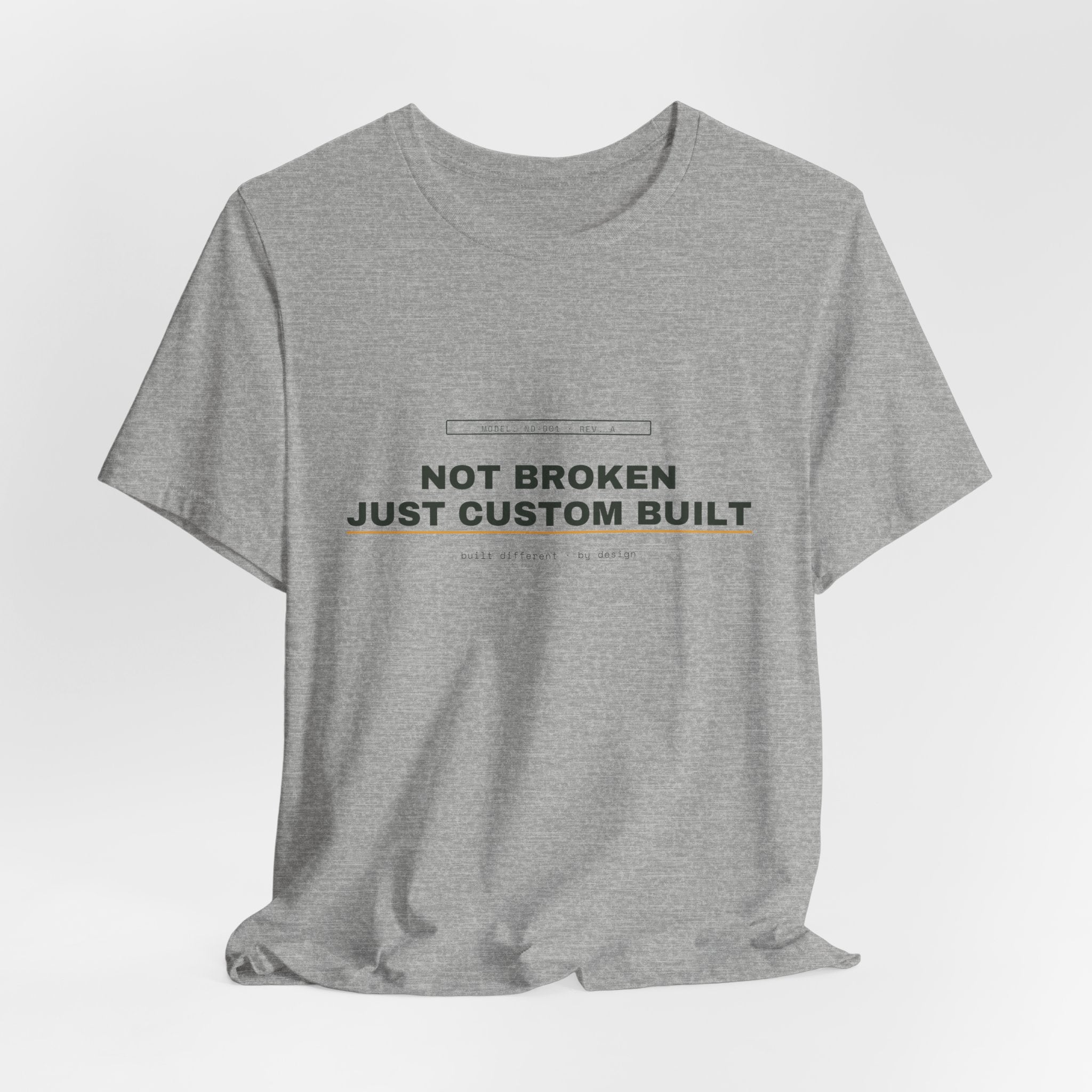 not broken, just custom built