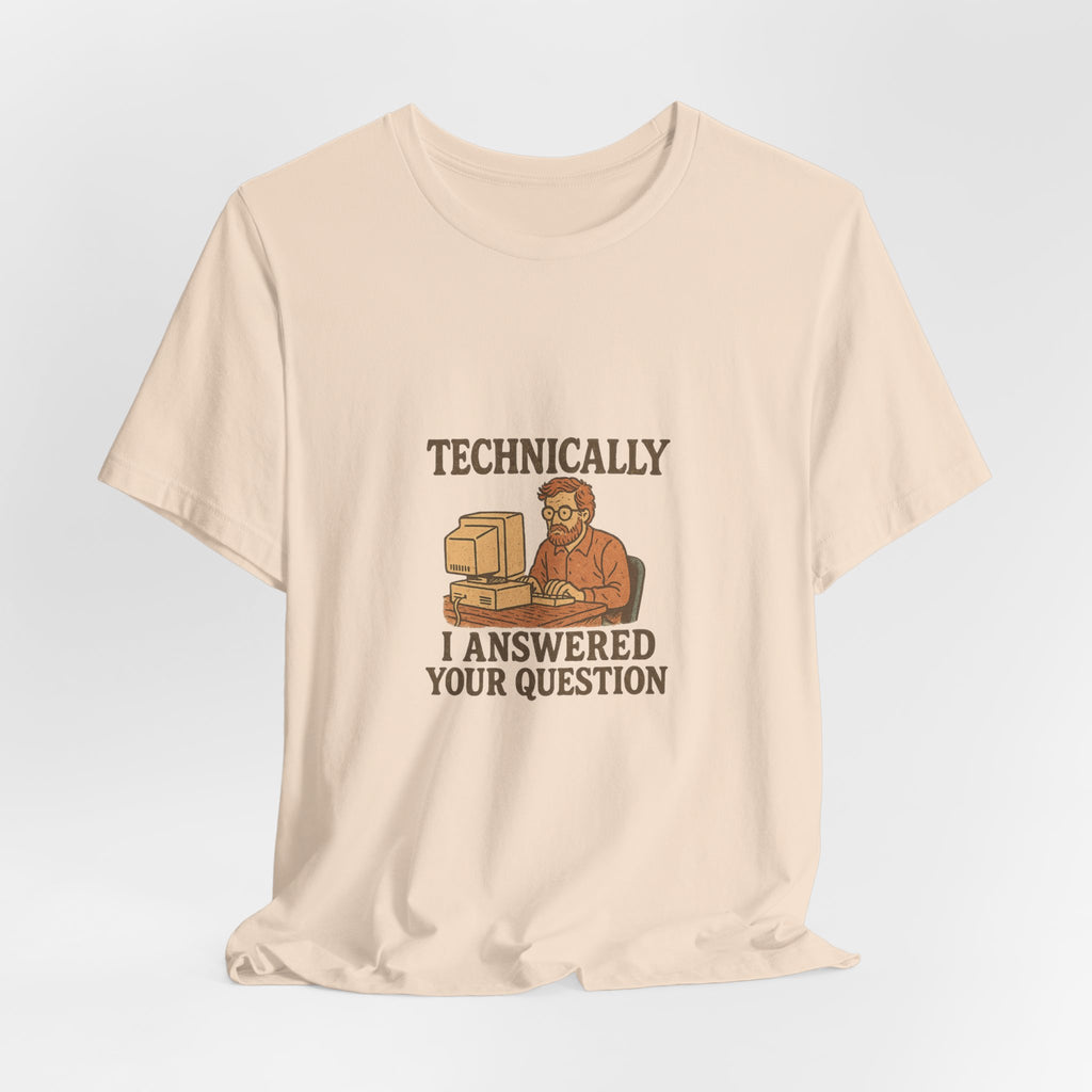 Technically I answered your question