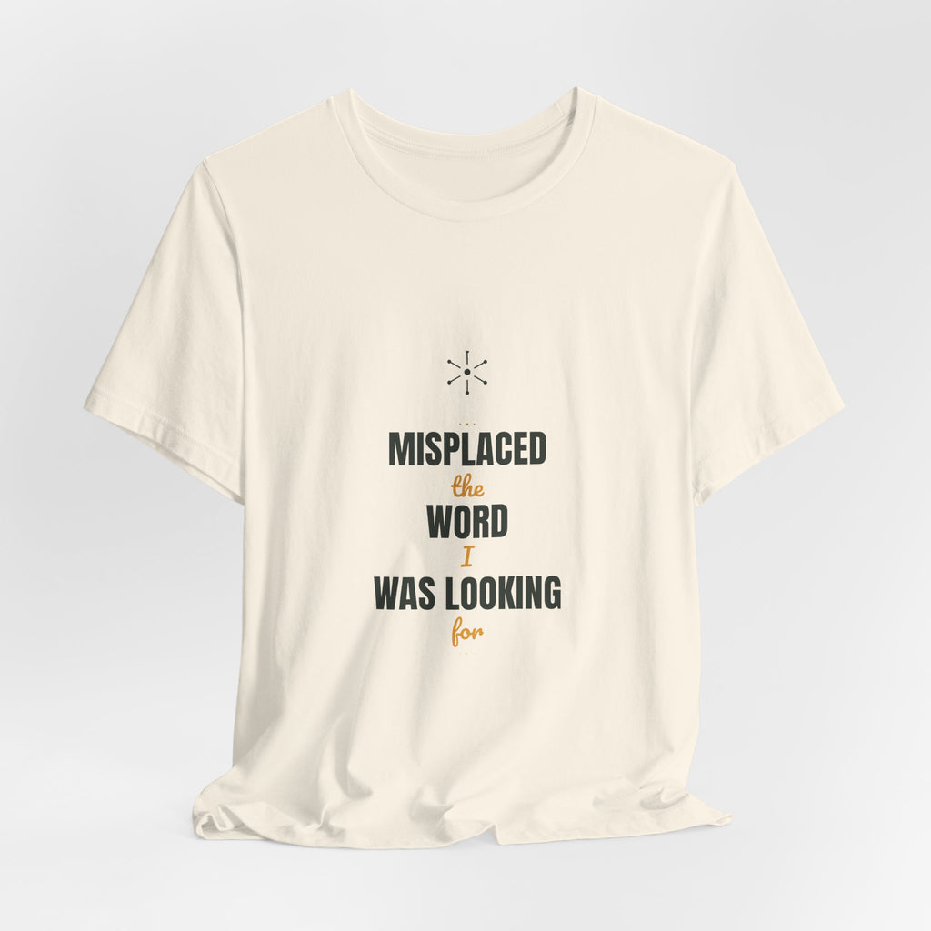 Misplaced the word I was looking for