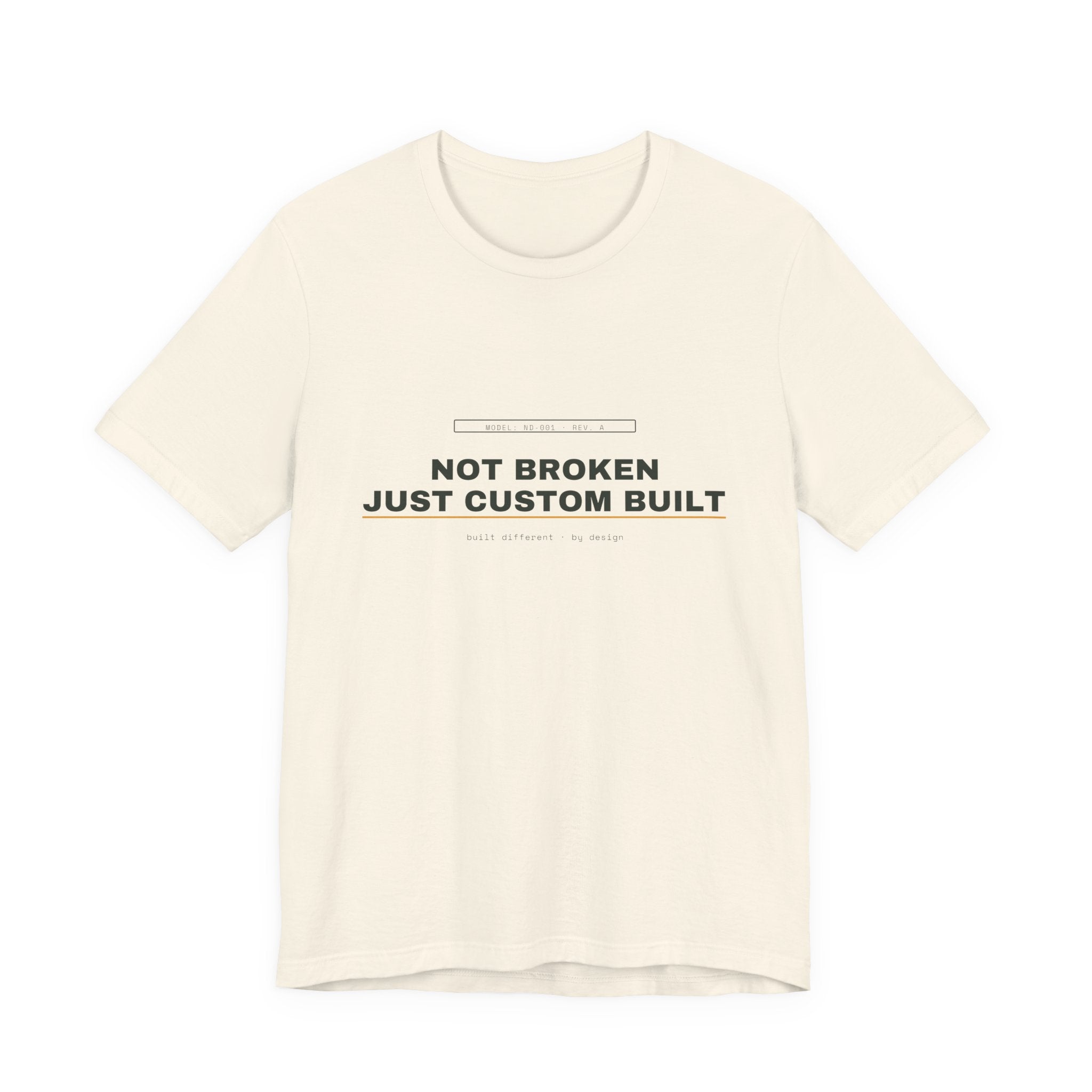 not broken, just custom built