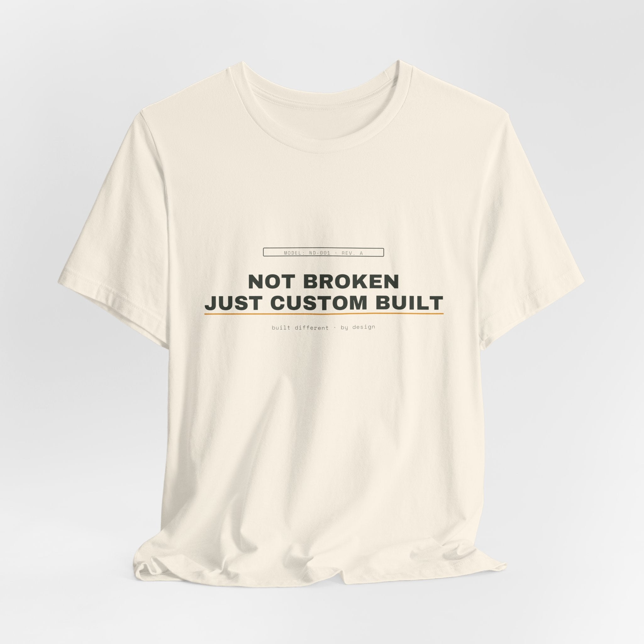 not broken, just custom built