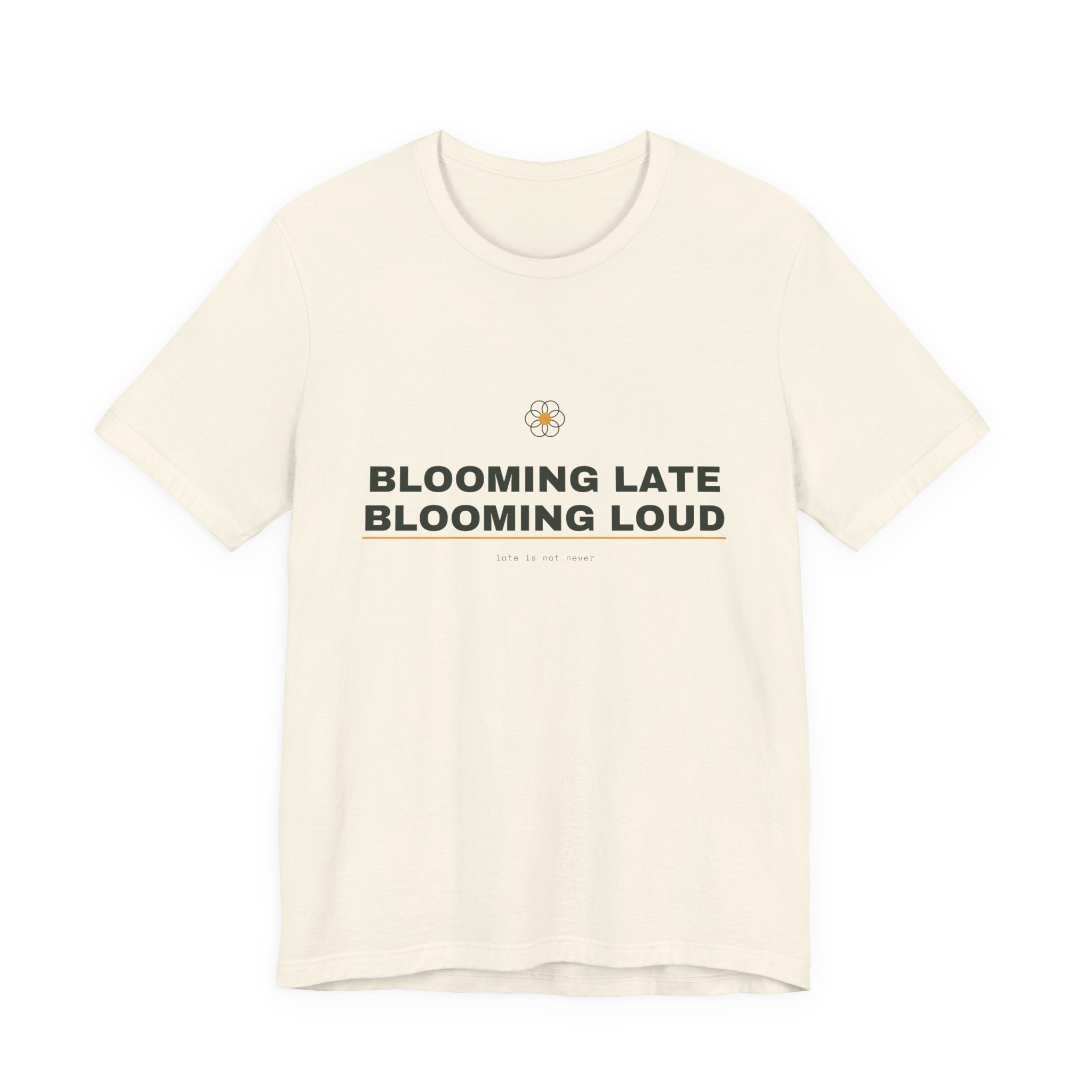 blooming late, blooming loud