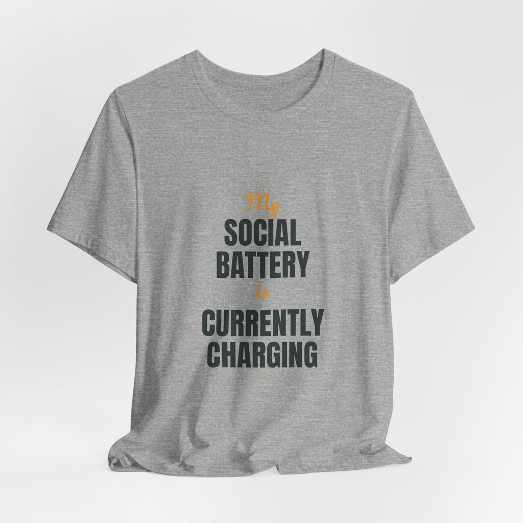 My social battery is currently charging